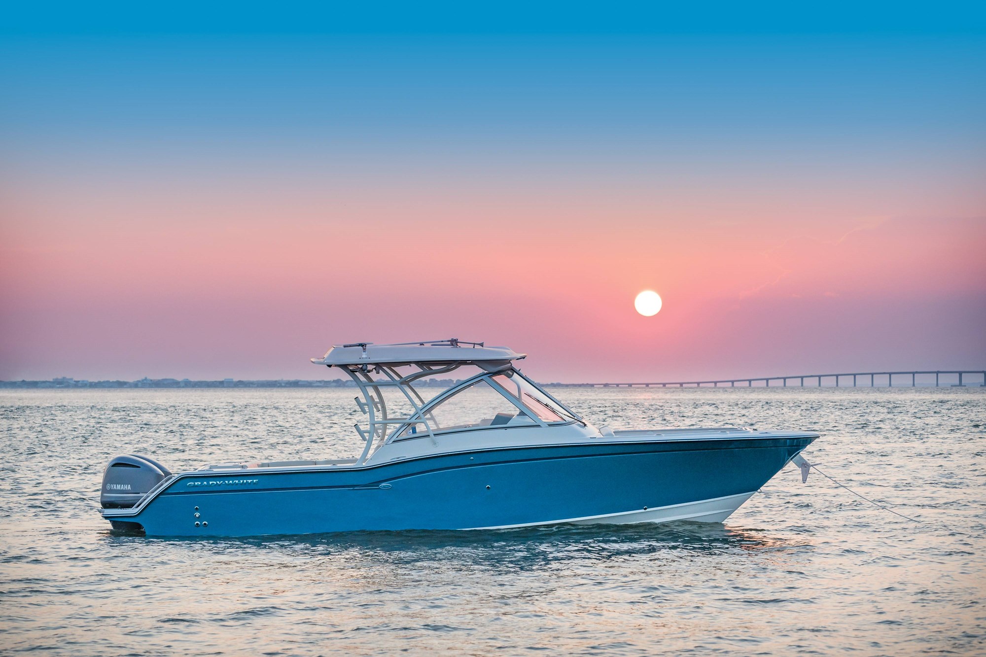 The perfect day begins with this beautiful Freedom 325.