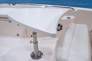 Grady-White 251 CE 25-foot Coastal Explorer fishing boat bow table