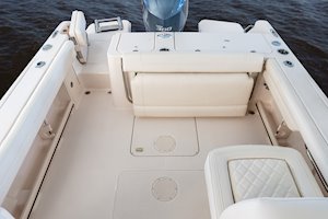 Grady-White Freedom 235 23-foot dual console cockpit overall