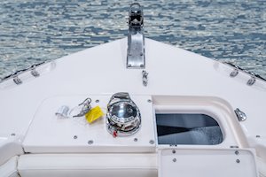 Grady-White Freedom 255 25-foot dual console boat anchor windlass