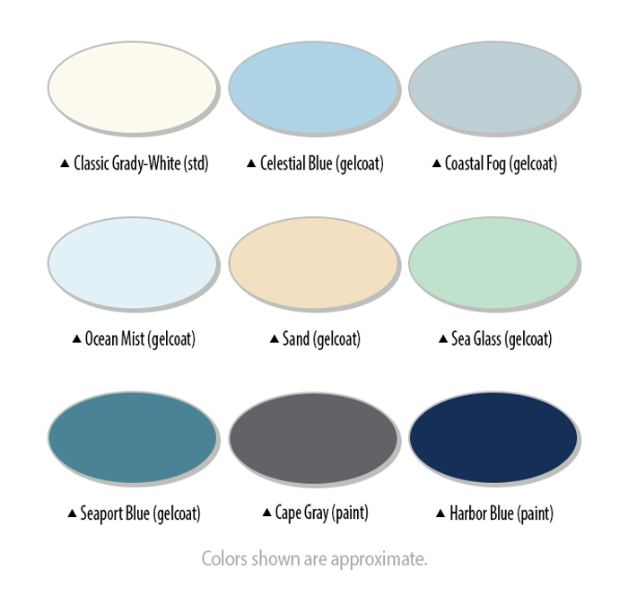 Grady White Boats Hull Colors
