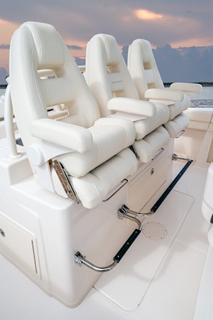 Grady-White Canyon 336 33-foot center console helm seats