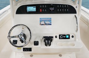 Grady-White Canyon 306 30-foot center console helm overall