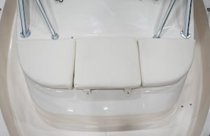 Grady-White Gulfstream 232 23-foot walkaround cabin fishing boat cushioned bow seating