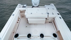 Grady-White Fisherman 257 center console self-bailing cockpit