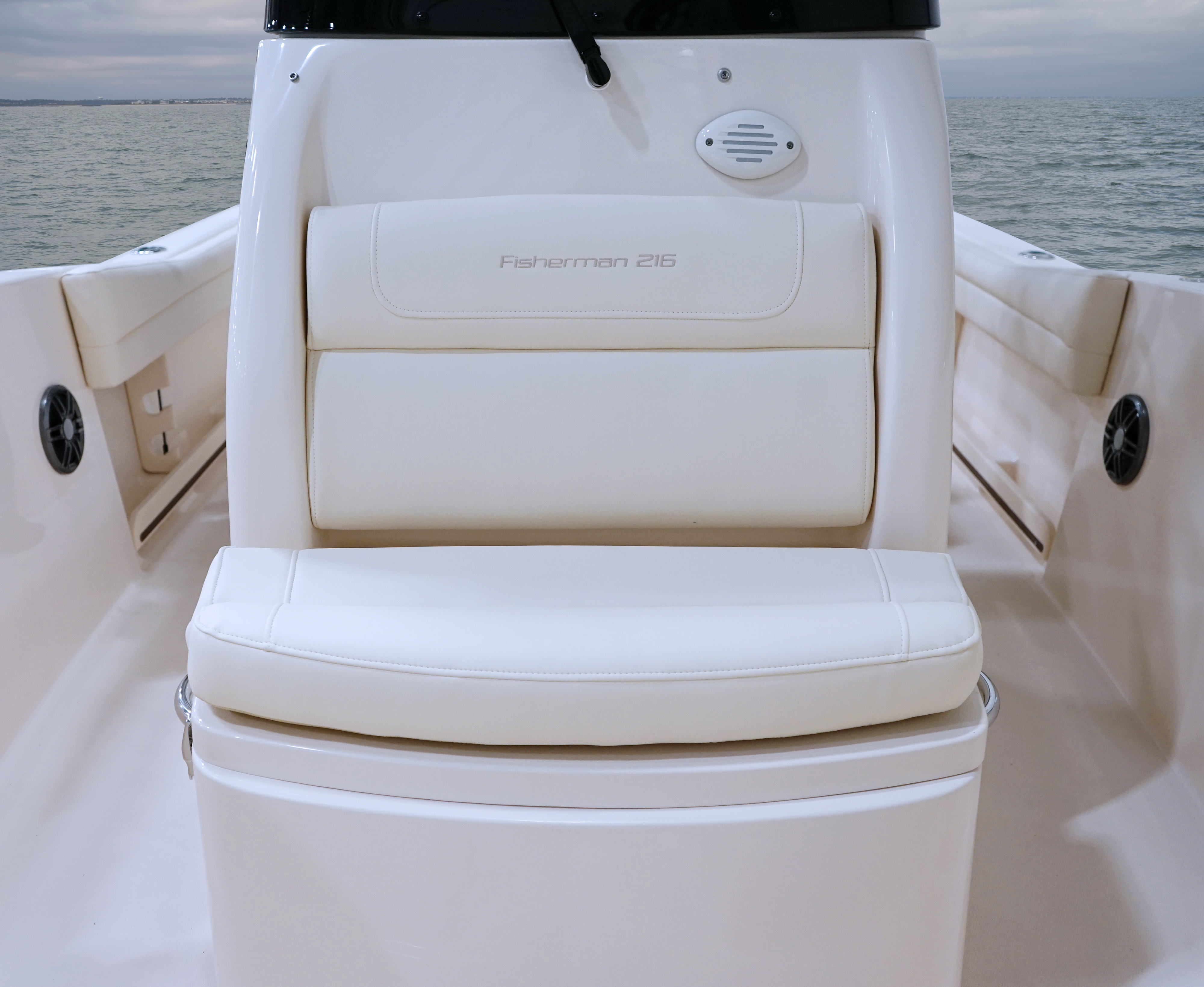 Stand Up Fishing Boat Seats in White X2