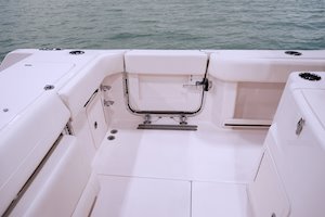 Grady-White Canyon 306 30-foot center console cockpit side door