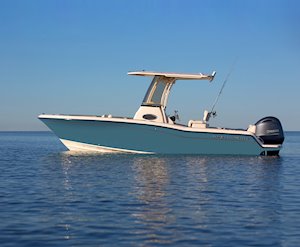 Grady-White Fisherman 216 21-foot center console boat profile
