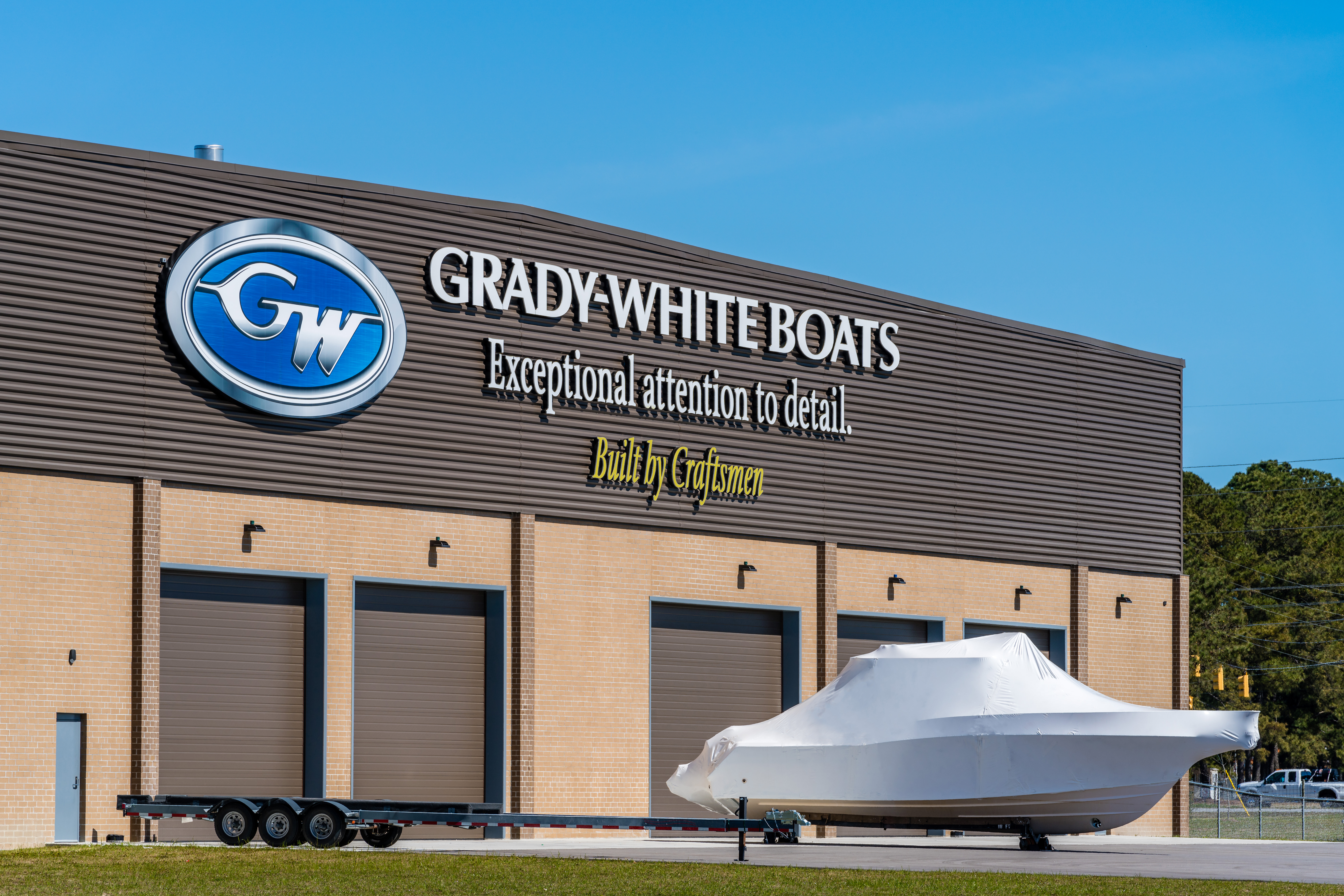 Grady-White factory sign