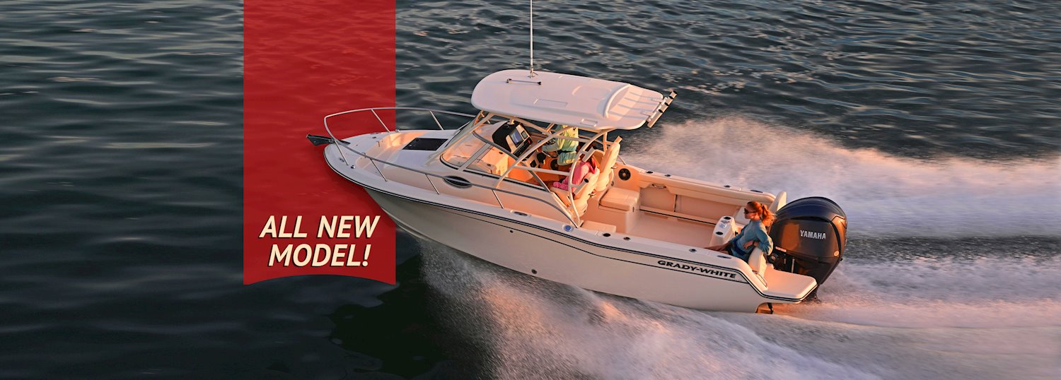 GradyWhite Dual & Center Console Saltwater Fishing Boats