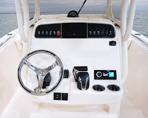 Grady-White Fisherman 236 23-foot center console helm overall