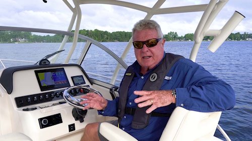 Boating's Randy Vance on the <em>Adventure 218</em>