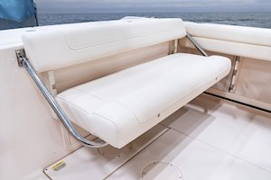 Grady-White Fisherman 236 23-foot center console foldaway aft bench seat