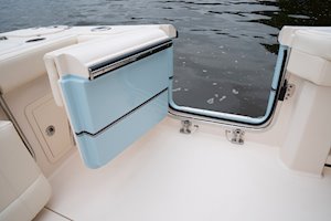 Grady-White Canyon 336 33-foot center console side door