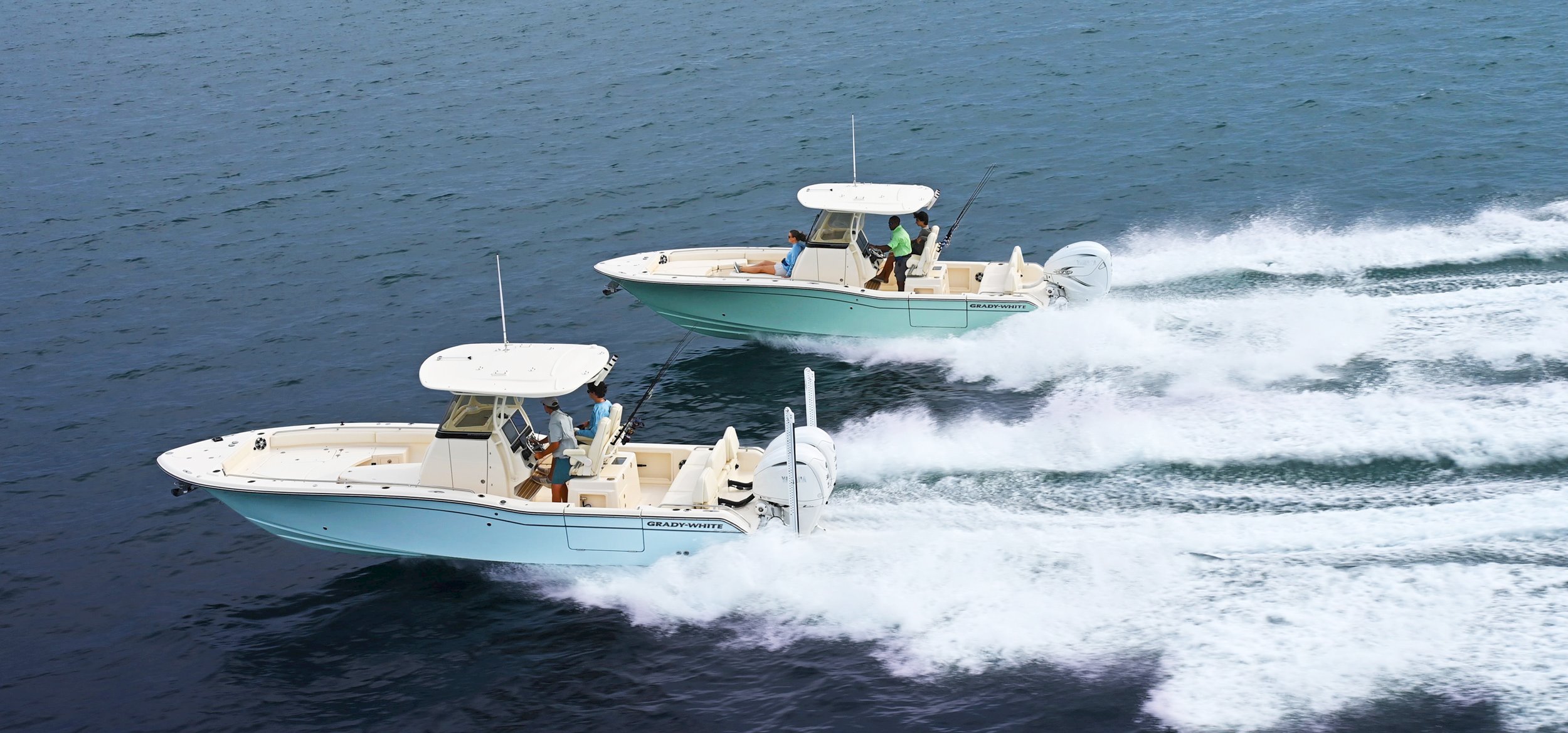GradyWhite Dual & Center Console Saltwater Fishing Boats