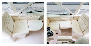 Grady-White Boats Express 330 33-foot Express Cabin Boat helm companion seats