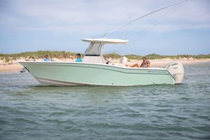 Grady-White Canyon 271 27-foot center console leisure boat beach